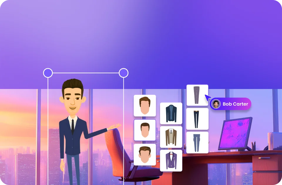 Custom 2D character builder